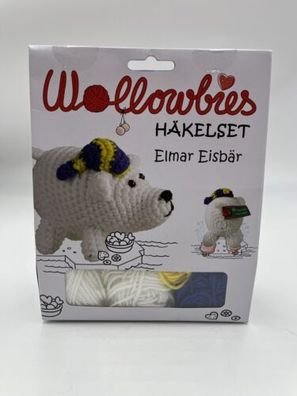 Wollowbies Häkelset Elmar Eisbär NEU & OVP Ungeöffnet Komplett Set Häkeln Hobby