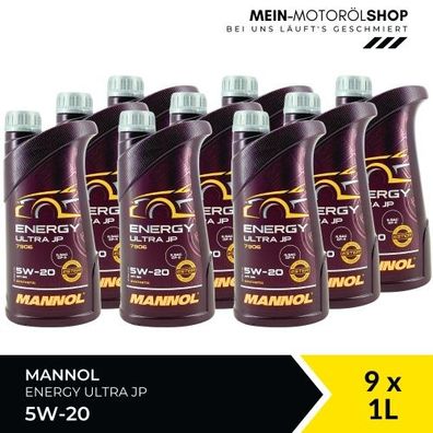 Mannol Energy Ultra JP 5W-20 9x1 Liter