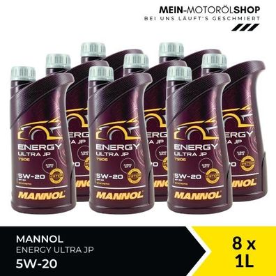 Mannol Energy Ultra JP 5W-20 8x1 Liter