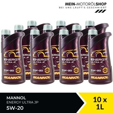 Mannol Energy Ultra JP 5W-20 10x1 Liter