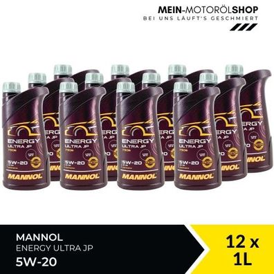 Mannol Energy Ultra JP 5W-20 12x1 Liter