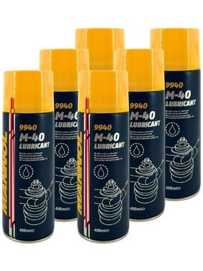 Mannol M-40 Lubricant Multifunktionskriechöl Universalöl 6x400 ML
