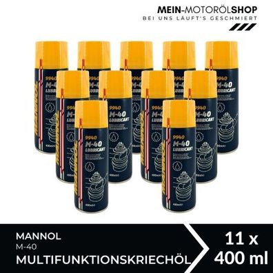 Mannol M-40 Lubricant Multifunktionskriechöl Universalöl 11x400 ML