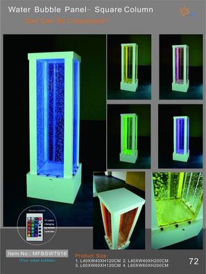 Led Wasser Wand Bar Regal Säule Wassersäulen Theke Designer Beleuchtet Regale