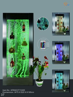 Designer Led Bar Ablagen Wasser Wand Bar Theke Regal Möbel Wasserwände Regal neu