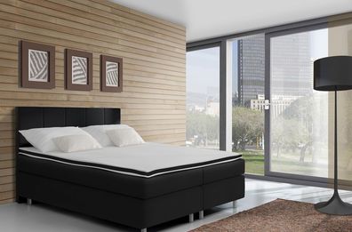 Boxspringbett Betten Bett Polster Kunstleder Designer Hotel Doppel Luxus Design