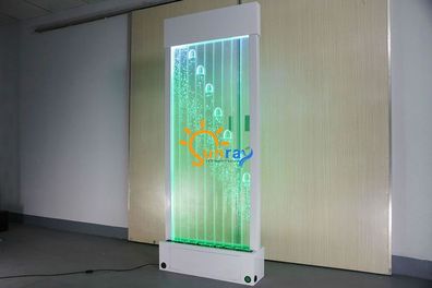 Trennwand Regal Schrank Wasserwand Säule Wände LED 100x200 Wasserwände Waterwall