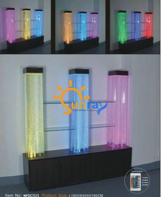 LED Regal Bar Wasser Wand Säule Beleuchtete Wasserwände Bar Theke Regal Möbel
