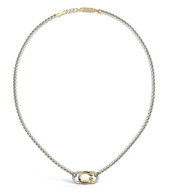 Guess Schmuck Damen Tennis-Halskette Goldfarben JUBN04506JWYGT-U