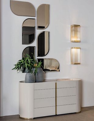Kommode Sideboard Design Einrichtung Lowboard Kommoden Italienische Möbel Neu