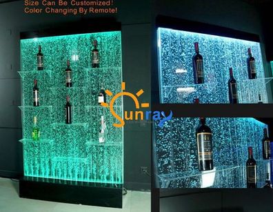 Theke Regale Designer Beleuchtet Led Wasser Wand Bar Regal Säule Wassersäulen