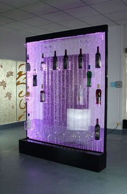 Led Wasser Wand Bar Regal Säule Wassersäulen Theke Regale Designer Beleuchtet