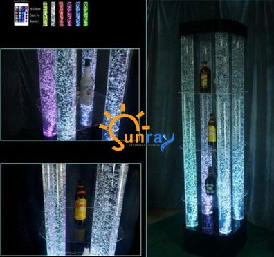 Led Wasser Wand Bar Regal Säule Wassersäulen Theke Designer Beleuchtet Regale
