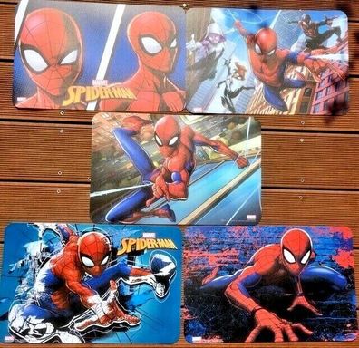 5-teiliges Tisch / Platzdecken Set Spiderman 43 x 28 cm DC Comics