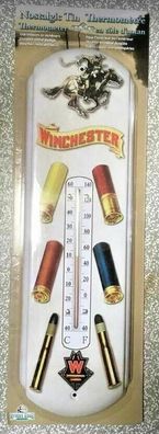 XXL Blech Thermometer "Winchester" ca. 43 x 12 cm