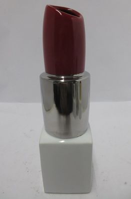 Gilde Keramik Vase Lippenstift "Milano" VE 2 32490