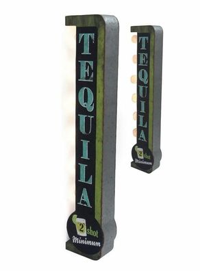 XXL Tequila Leuchtreklame LED aus den USA - ca. 101 x 23 x 7 cm - neu + ovp