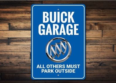 US Schild BUICK Garage - all others park outside 25x35 cm