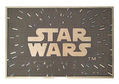 Star Wars Gummi Fußmatte Logo 40 x 60 cm - Krieg der Sterne