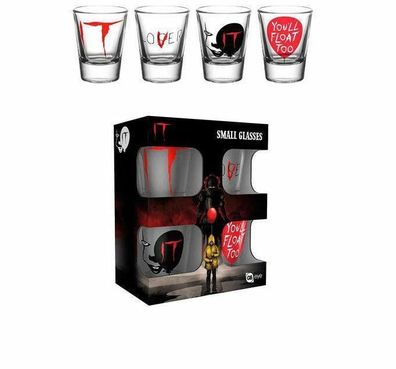 Stephen Kings Es 2017 Schnapsgläser 4er-Pack Movie Shot Glas