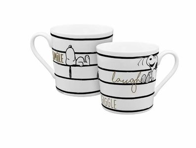 Peanuts Tasse Smile Giggle Laugh Snoopy - Keramik Kaffee Tee