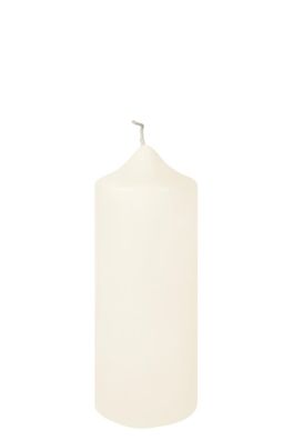 Fink CANDLE Stumpenkerze, reme, etaucht Höhe 20cm, Ø 8cm 123516