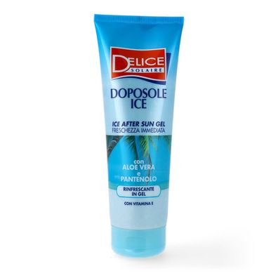 DELICE Ice After Sun Apres Sun Gel Aloe vera & Vitamin E 250 ml