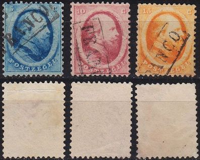 Niederlande Netherlands [1864] MiNr 0004-06 ( O/used ) perfekt !!!