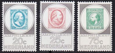 Niederlande Netherlands [1967] MiNr 0880-82 ( * */mnh )