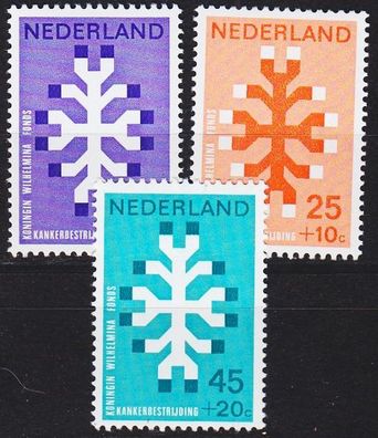 Niederlande Netherlands [1969] MiNr 0923-25 ( * */mnh )