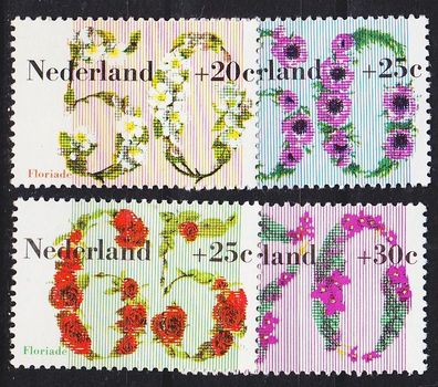 Niederlande Netherlands [1982] MiNr 1203-06 ( * */mnh )