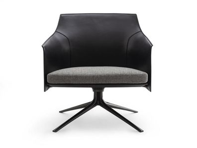 Design Dreh Stuhl Relax Leder Sessel Lounge Fernseh Büro Kanlzei Wartezimmer