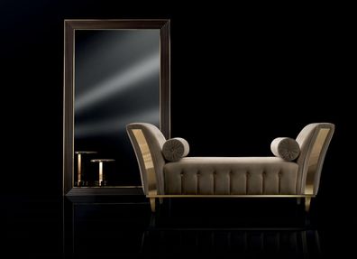 Lounge Sofa Wohnzimmer Stoff Couchen Chaiselounge Sitzpolster arredoclassic u