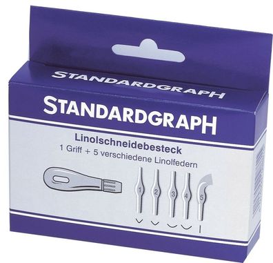 Standardgraph 560025 Linolschnitt-Besteck 6 tlg