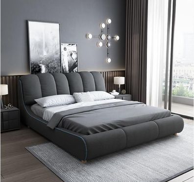 Design Holz Modern Bett 180x200 Schlafzimmer Ehe Luxus Hotel Betten Doppel Bett