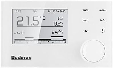 Buderus Regelung Logamatic RC310 in weiß Herstellernummer: 7738111118