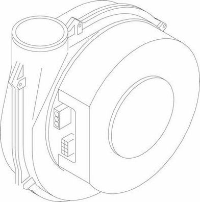 Buderus Gebläse Logomax GB112, Sieger BK 11, 230 V Hersteller-Nr: 73320