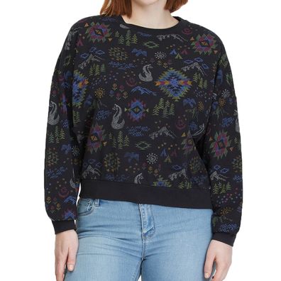 Ragwear Women Sweat Lollita Print Gots black