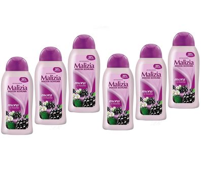 Malizia Mora & Muschio - Blackberry & Musk Duschgel 6x 300 ml