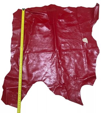 Lederhaut Rot Natur Echtleder Vintage Lammleder Echt Leder 65x56 Cm