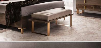 Hocker Bank Fußhocker Sitzbänke Holzhocker Stuhl Sitzhocker Edelstahl Luxus Neu