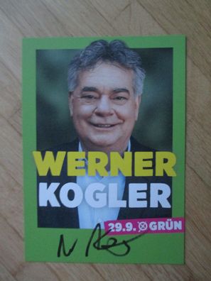 Österreich Vizekanzler Die Grünen Politiker Werner Kogler - handsigniertes Autogramm