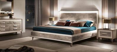 Bett Polster Design Luxus Doppel Hotel Betten Ehe Schlaf Zimmer arredoclassic