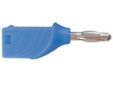 Bananenstecker 4mm Steckbar - BLAU