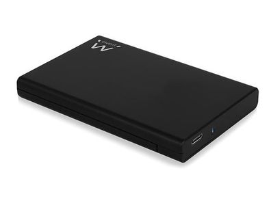 EWENT - Schraubenloses 2,5-ZOLL-SATA-FESTPLATTEN-/SSD-GEHÄUSE, USB-C 3.2 (GEN 2)