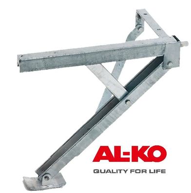 AL-KO Ausdrehstütze Compact 600kg, Länge 404 mm, Stützhöhe 480mm, vorne rechts,