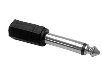 3.5mm-MONO-KLINKENBUCHSE AUF 6.35-MONO-KLINKENSTECKER