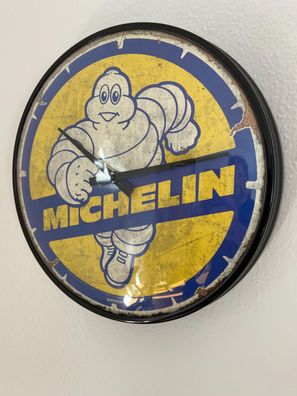 Michelin 31 cm Wanduhr