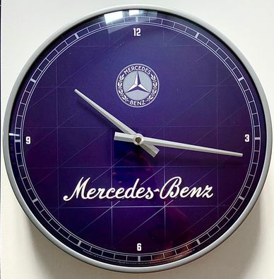 Mercedes Benz 31 cm Wanduhr