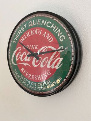 Coca Cola Vintage Look 31 cm Wanduhr